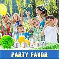 Vista 7 de Charniol 7 unidades de bloques de borrado en seco de espuma en blanco, dados de borrado en seco, cubos de 2 x 2 x 2 pulgadas con marcador