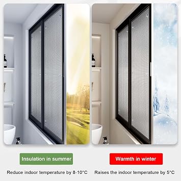 Window Film Privacy Film for Glass Windows,Heat Reflective Window Film,8mm Aluminium Foil Blackout Window Tinting Film,Heat Control Shield,Window Film Sun Blocker,No Glue,WxH-40x200cm(16x79in)
