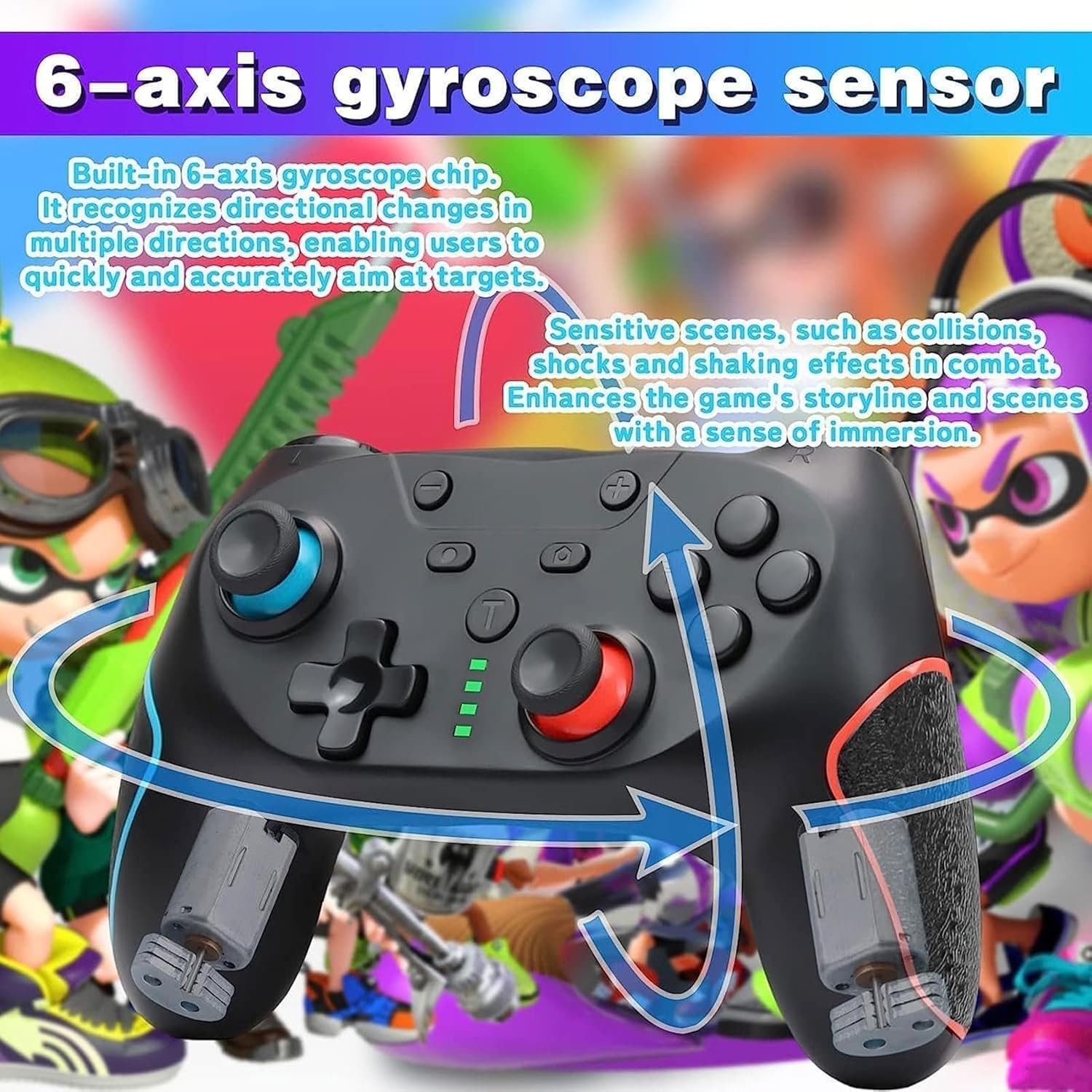 6-axis gyroscope sensor illustration