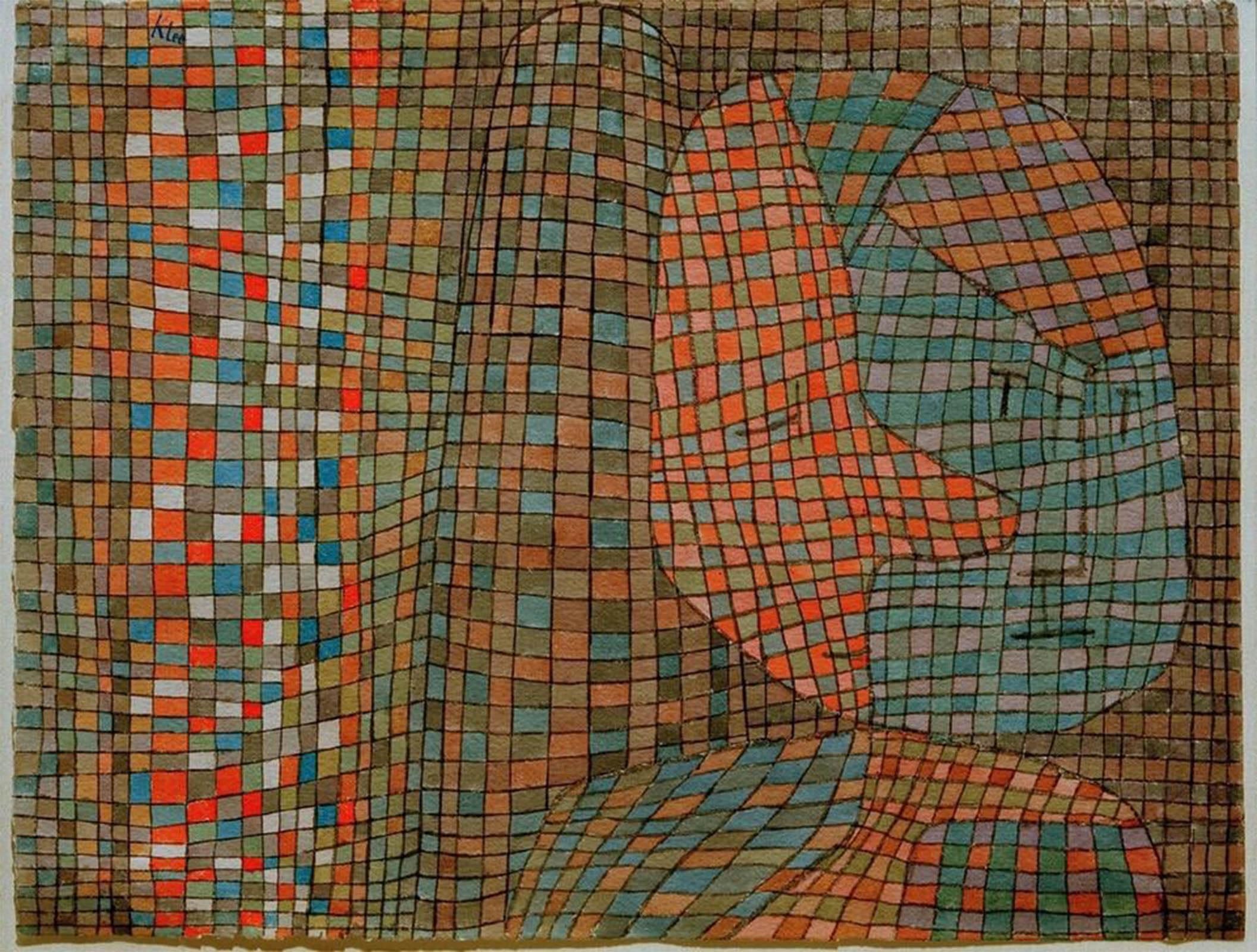 POSTERIIk Vintage Classic Picture Landscape Artwork Abseitig by Paul Klee Portrait Canvas Painting for Office Home Decor 60x90cm
