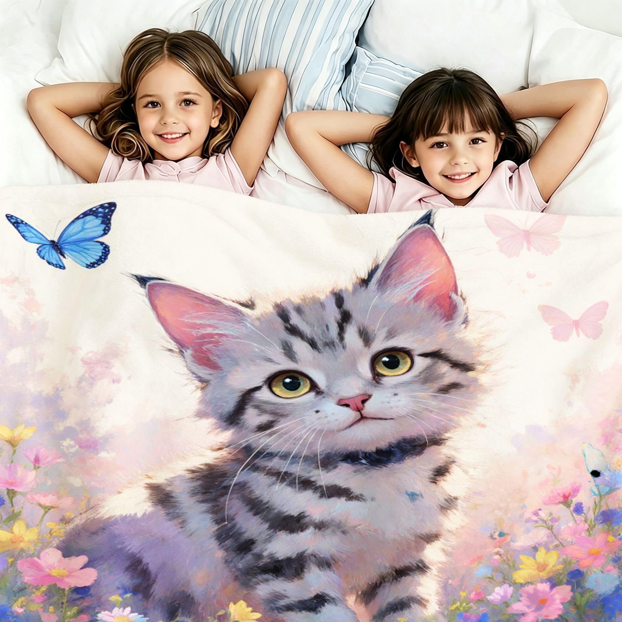 Manta Grande 180x220 cm Flor De Gato Polar Franela Térmica-A125