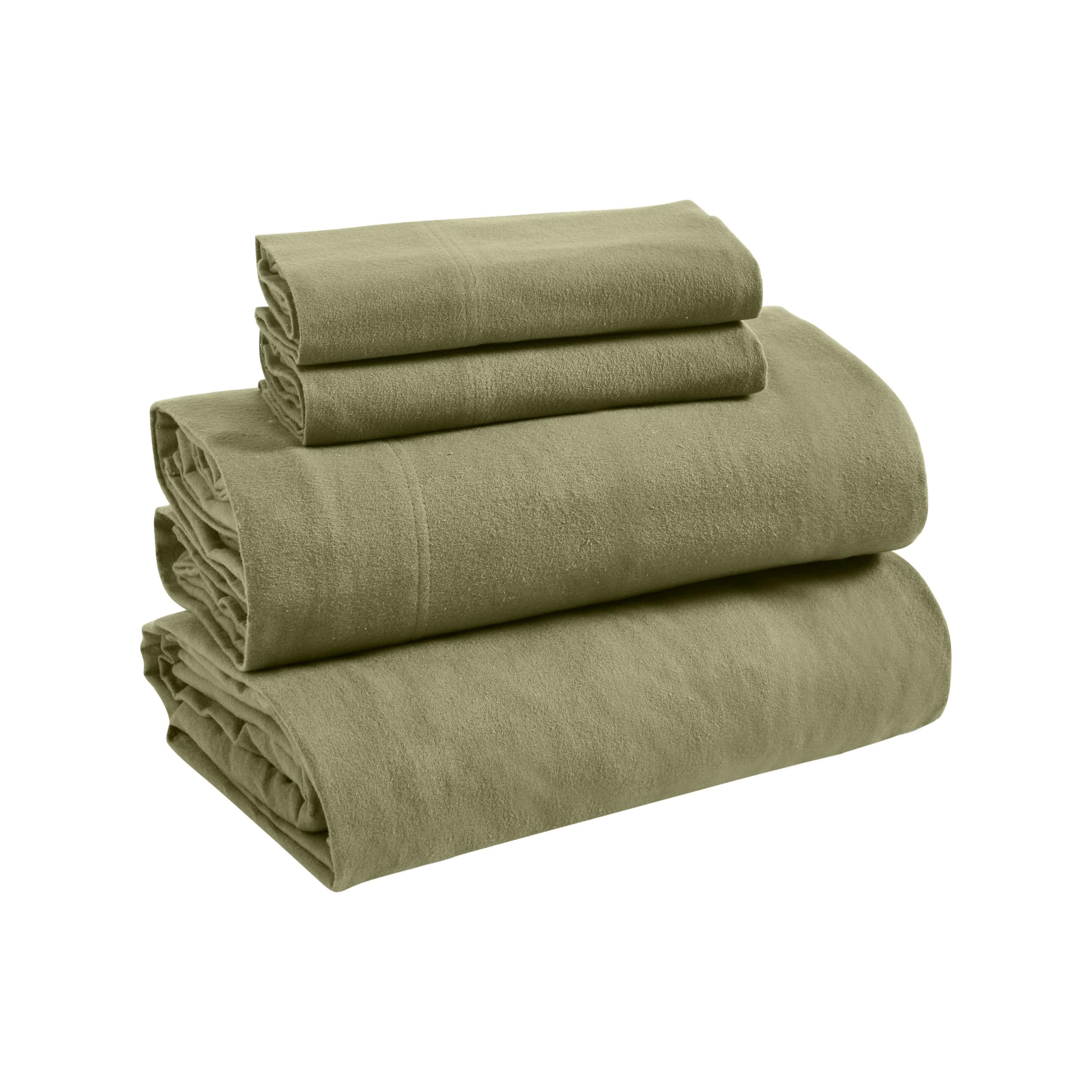 Parure de lit sauge jumeau hypoallergénique pour un sommeil réparateur sans irritation