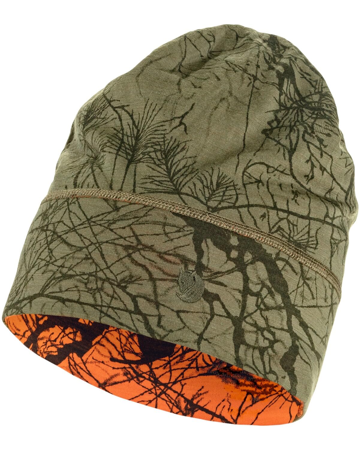 Fjallraven 87170-626-261 Lappland Beanie/Lappland Beanie Hat Unisex Green Camo-Orange Multi Camo Size OneSize