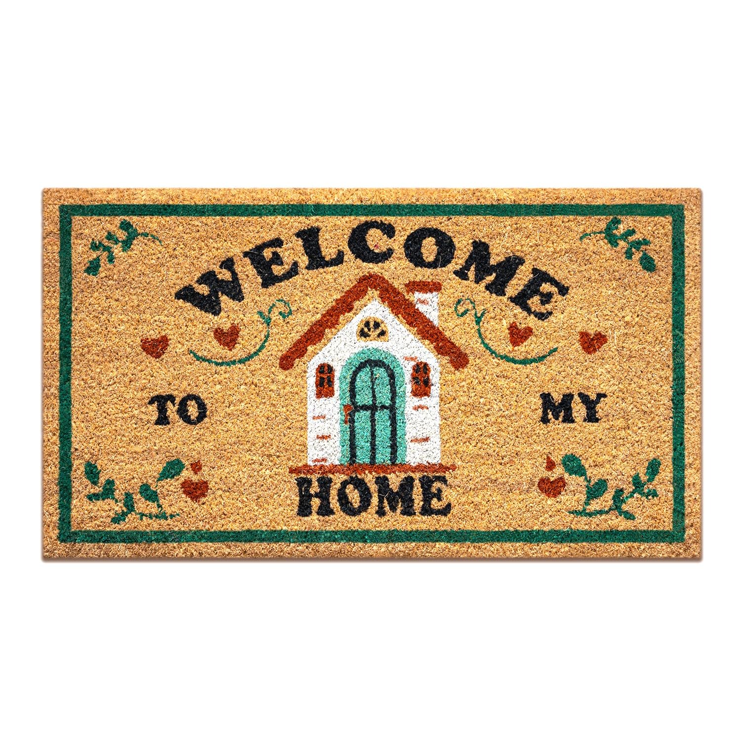 LUA VIKA Coir Doormat - Welcome to my home - 40x70 cm - Outdoor Door mat - Front Door mat outside - Doormats outside - Image 2