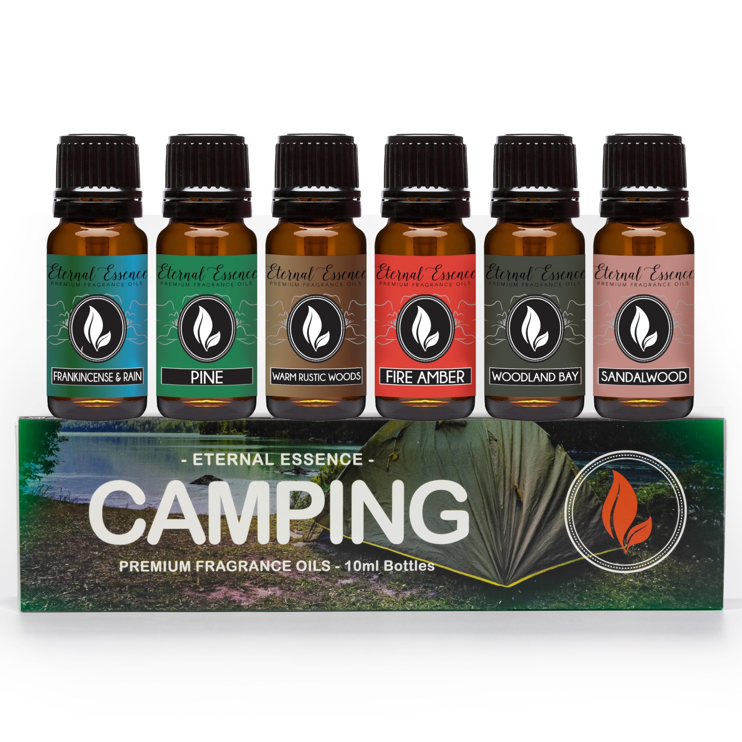 tent essence Eternal Oils Camping Set of 6 Premium Fragrance Oils - Includes Warm Rustic Woods, Fire Amber, Pine, Sandalwood, Frankincense & Rain and Woodland Bay Scented Oils Color:Teal Sparkle Wheel Size:700C staining lip Trek 5500 OCLV 56cm