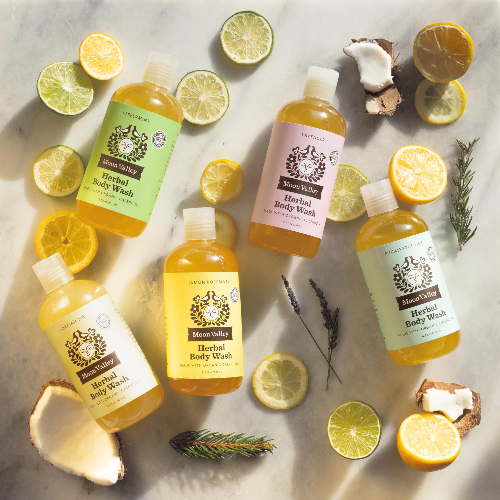 Moon Valley Herbal Body Wash with Essential Oils