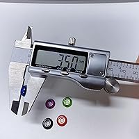 Vista 5 de [60 piezas] Arandelas de avellanado de copa de cono M3, aleación de aluminio anodizado, juntas de arandelas de cabeza, cuña de taza para tornillo