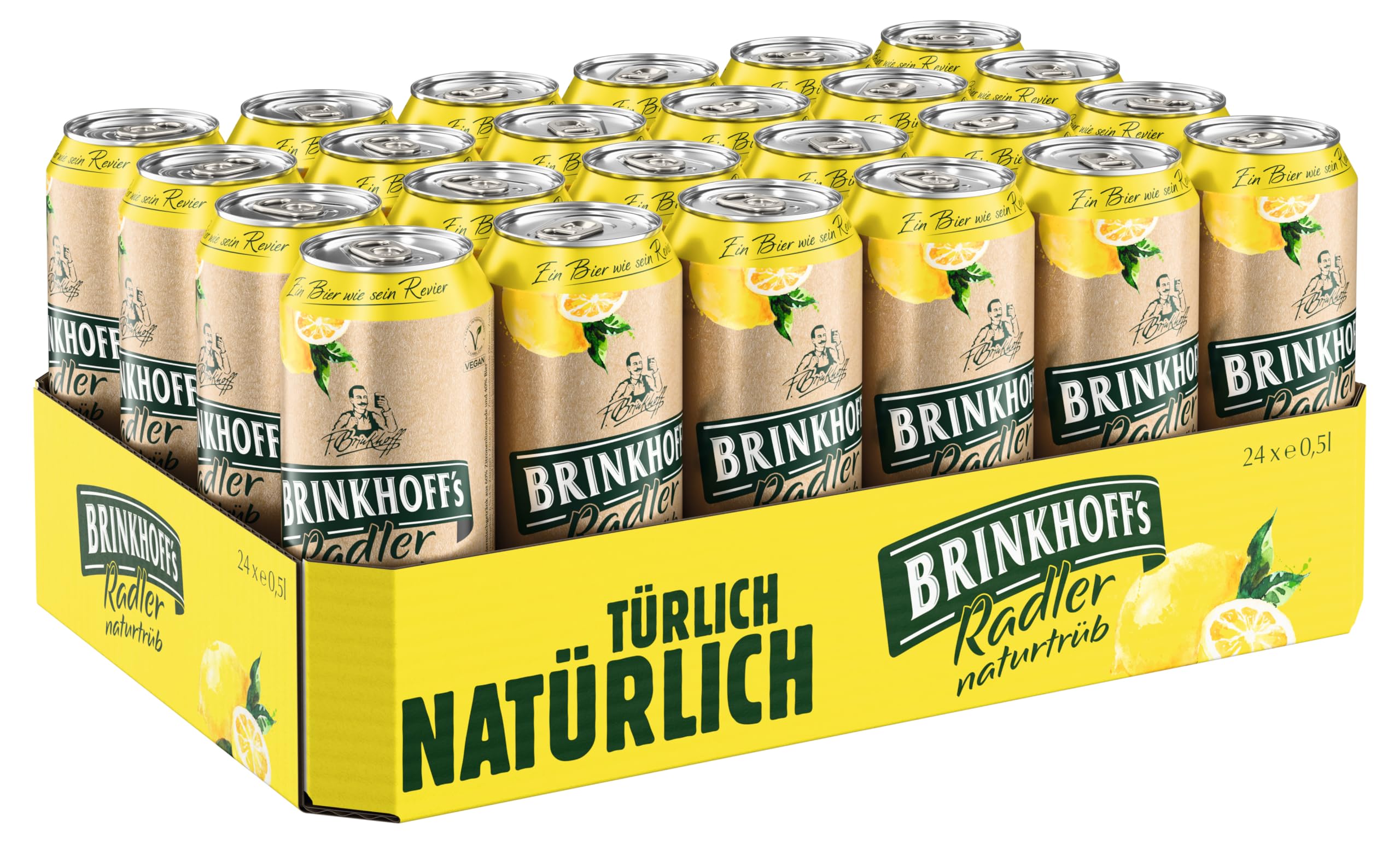 Brinkhoffs Radler Einweg 24x0,50l Dose