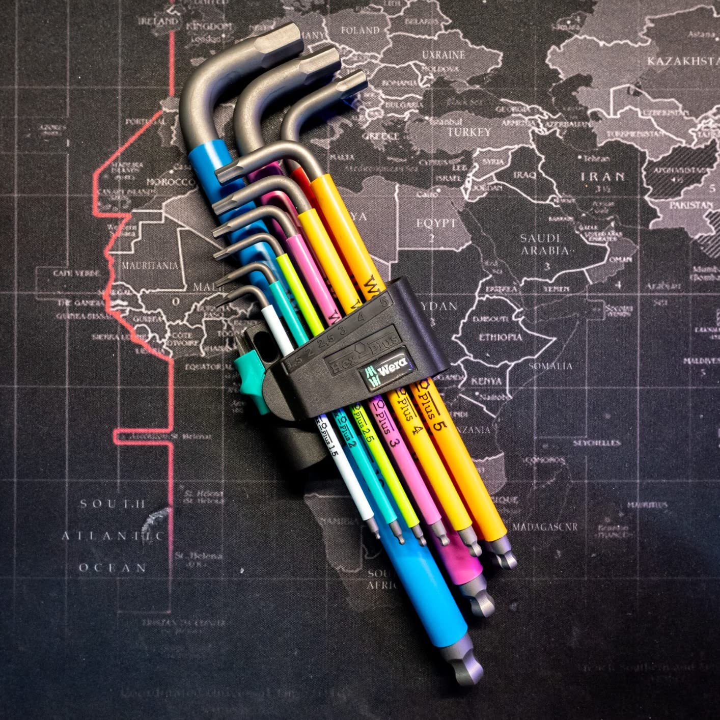 Wera Tools 05073593001 950 SPKL/9 SM N SB Long ARM HEX Key Set, One Size, Multi photo review