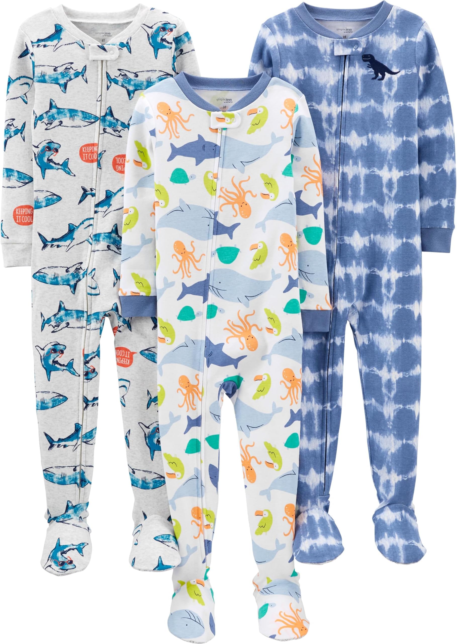 Simple Joys by Carter's Baby Boys' Pajama Set (Pack of 3)