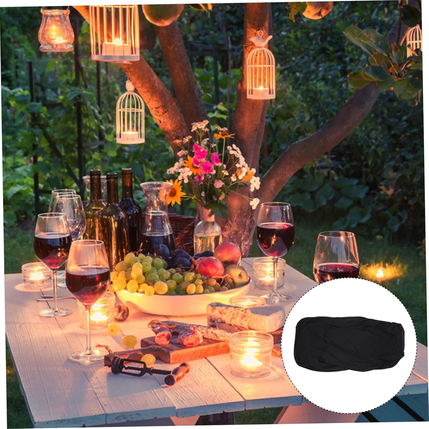 Elastic Tablecloth for Wedding and Banquet Events Stretch Table Cover for Hotel and Party Use Stain and Wrinkle Resistant Fit Lightweight and Portable