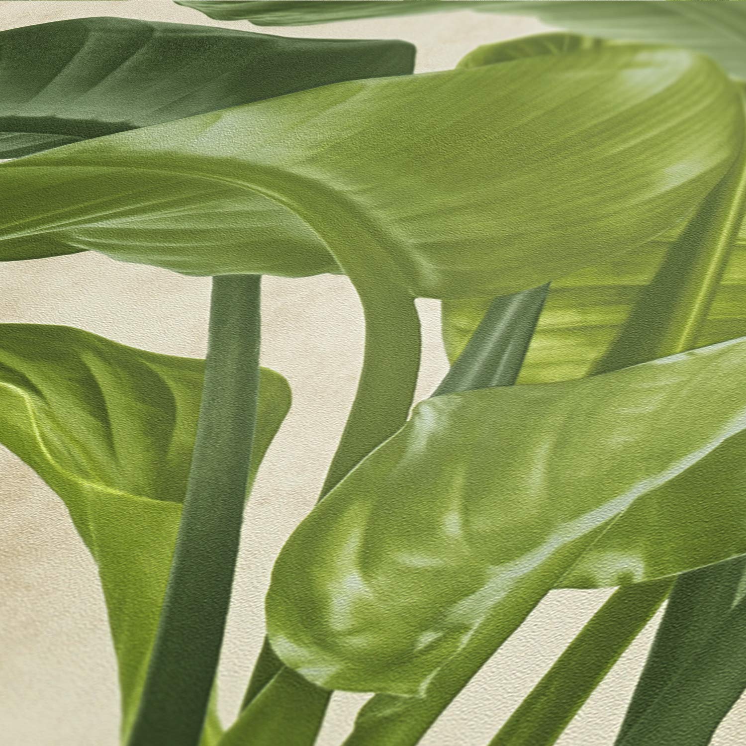 Livingwalls Floral Wallpaper Metropolitan Stories 2 A.S. Création Non-Woven 10.05 m x 0.53 m Creme Green Made in Germany 378623 37862-3 - Image 3