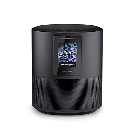 Bose - Home Speaker 500, sonido estéreo, con Alexa integrada, triple negro