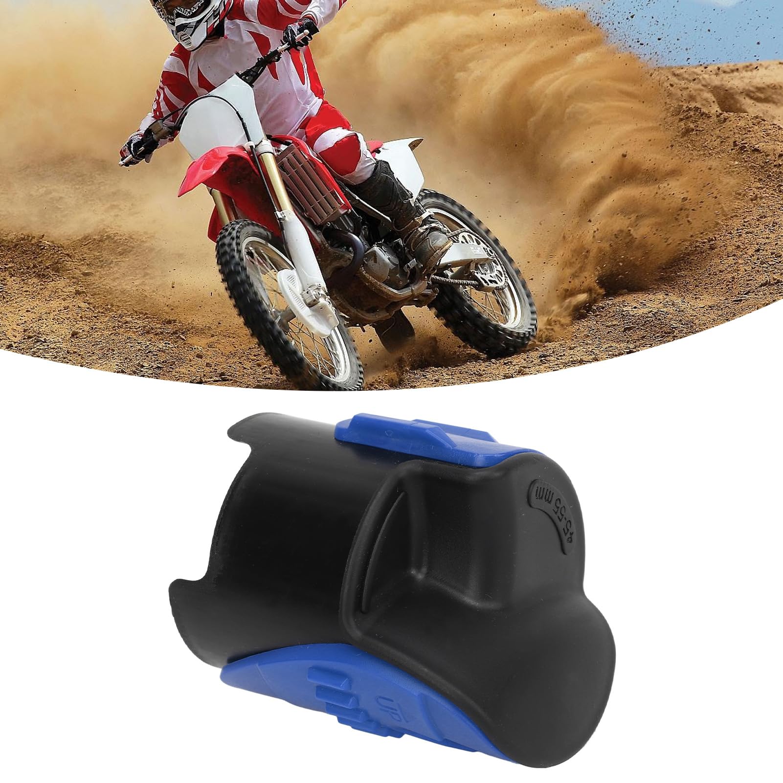 Hapivida ABS Gabel Siegel Reiniger, Universal Motorrad Vorderdichtungs Gabelreiniger Reparaturabsorber Werkzeug für 45–55mm Dirt Bike Motorräder Motorcycle Vordergabeln Zubehör(Rot