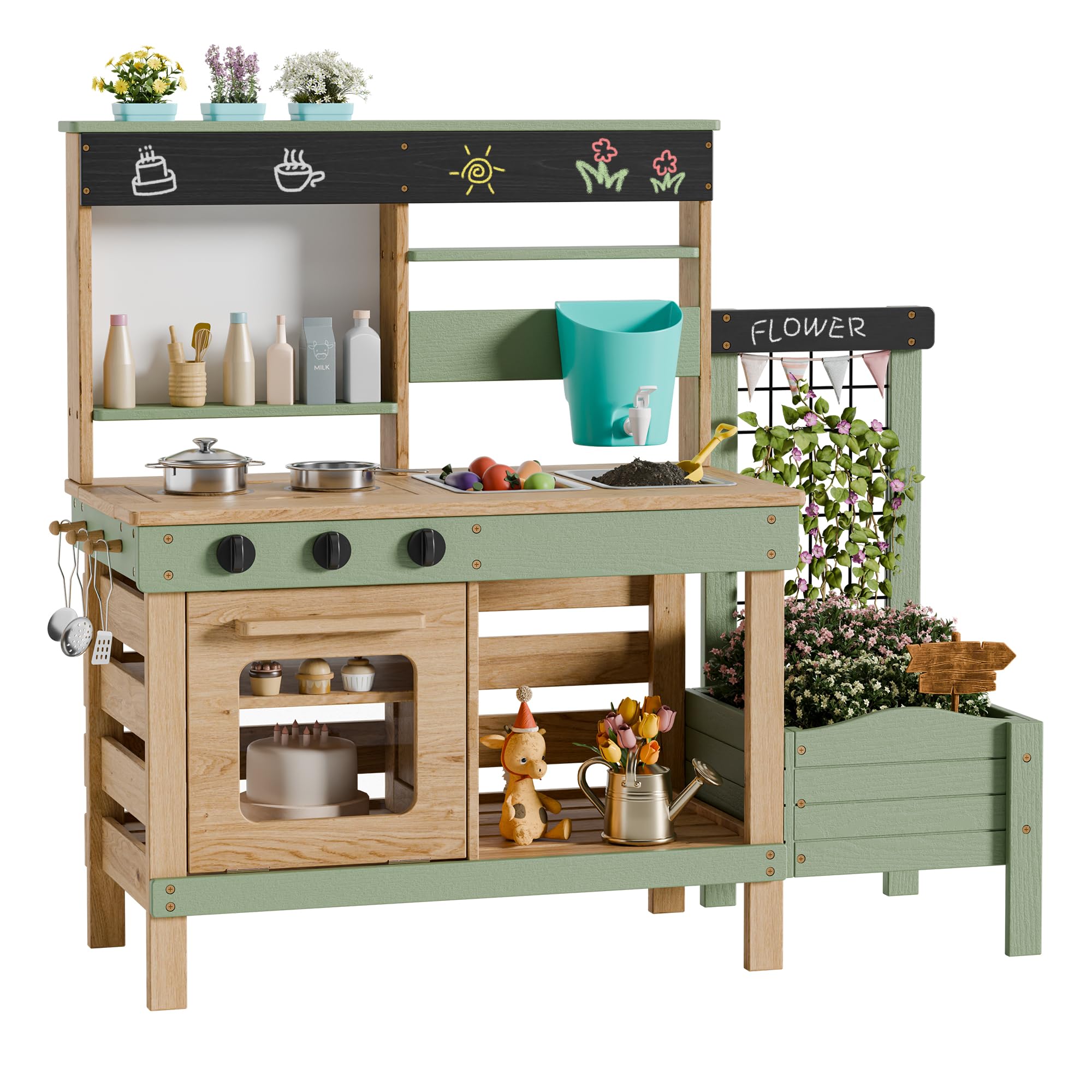 Outdoor Mud Kitchen for Kids