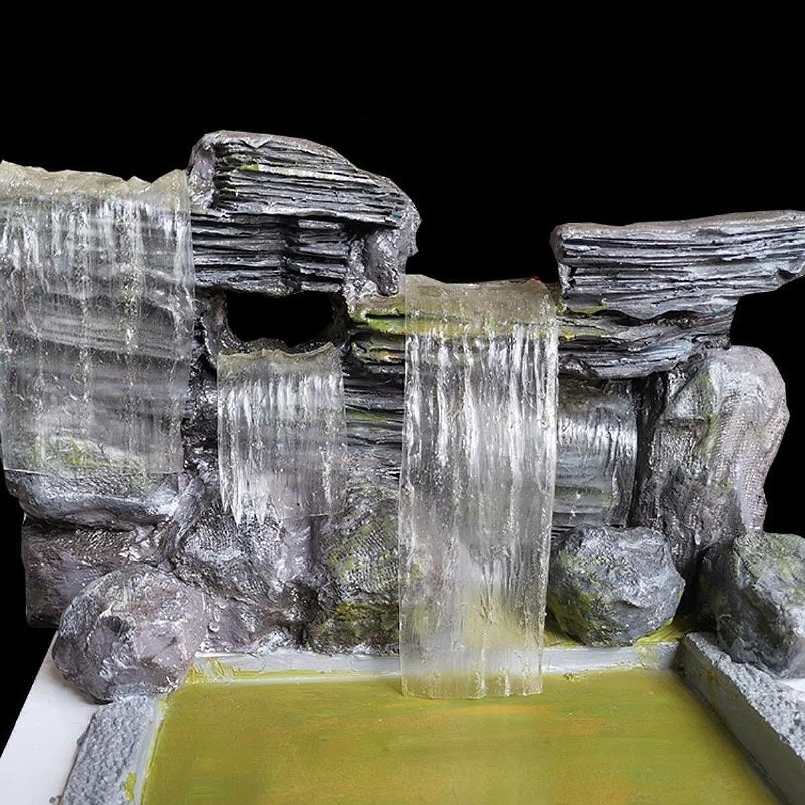 Realistic Waterfall Model Water Texture Garden Artificial Water Effect Sheet-image-17