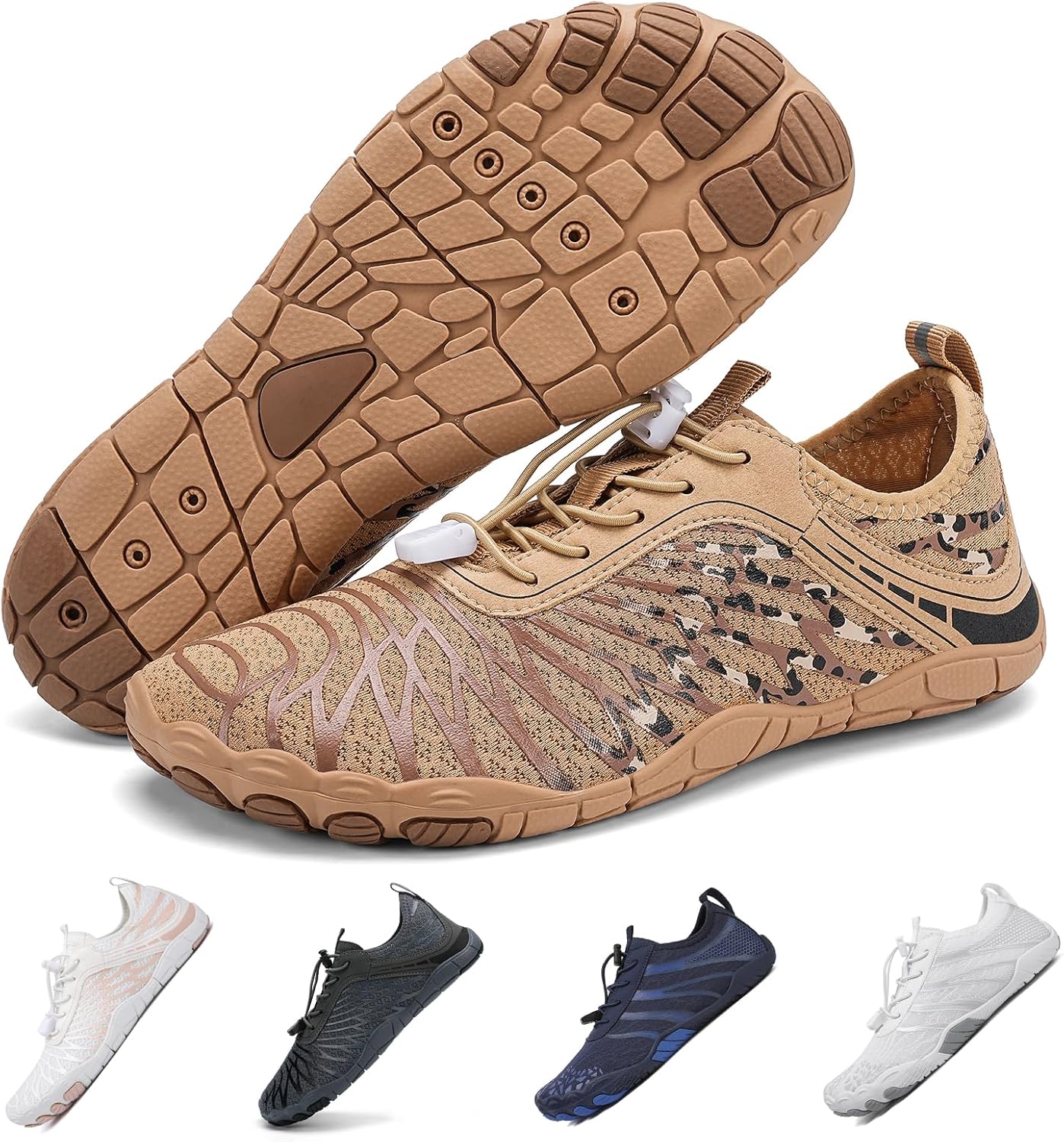 Hike Barefoot Shoes for Womens Men Wide Toe Water Shoes Flexible Lightweight Daily Wear Walking Shoes Unisex,Designed for Walking,Running&Swimming