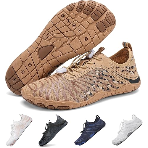 Hike Barefoot Shoes for Womens Men Wide Toe Water Shoes Flexible Lightweight Daily Wear Walking Shoes Unisex,Designed for Walking,Running&Swimming