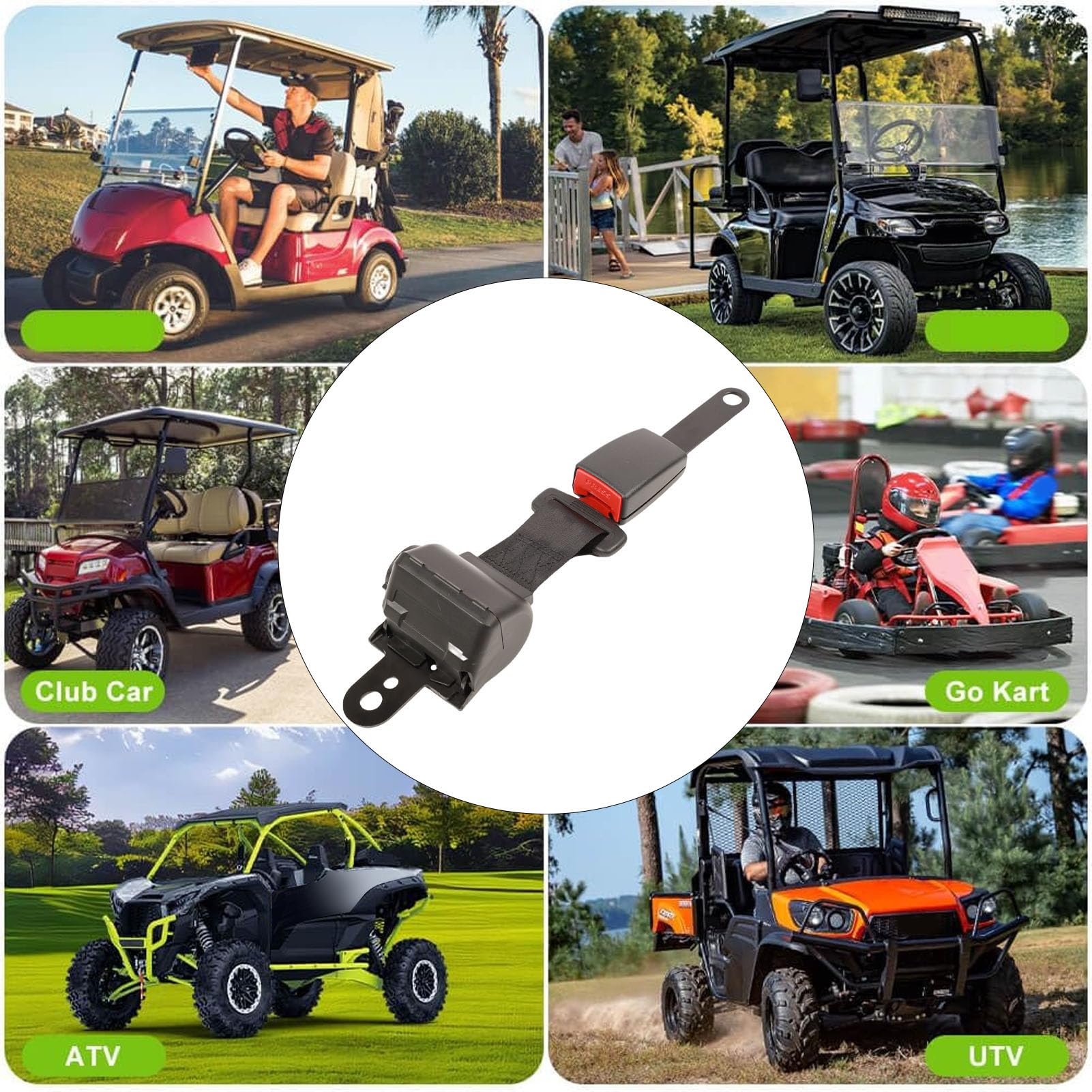 Cintura Di Sicurezza 2 Punti Cintura Pelvica Statica 130 Cm Carrello - Foto 12