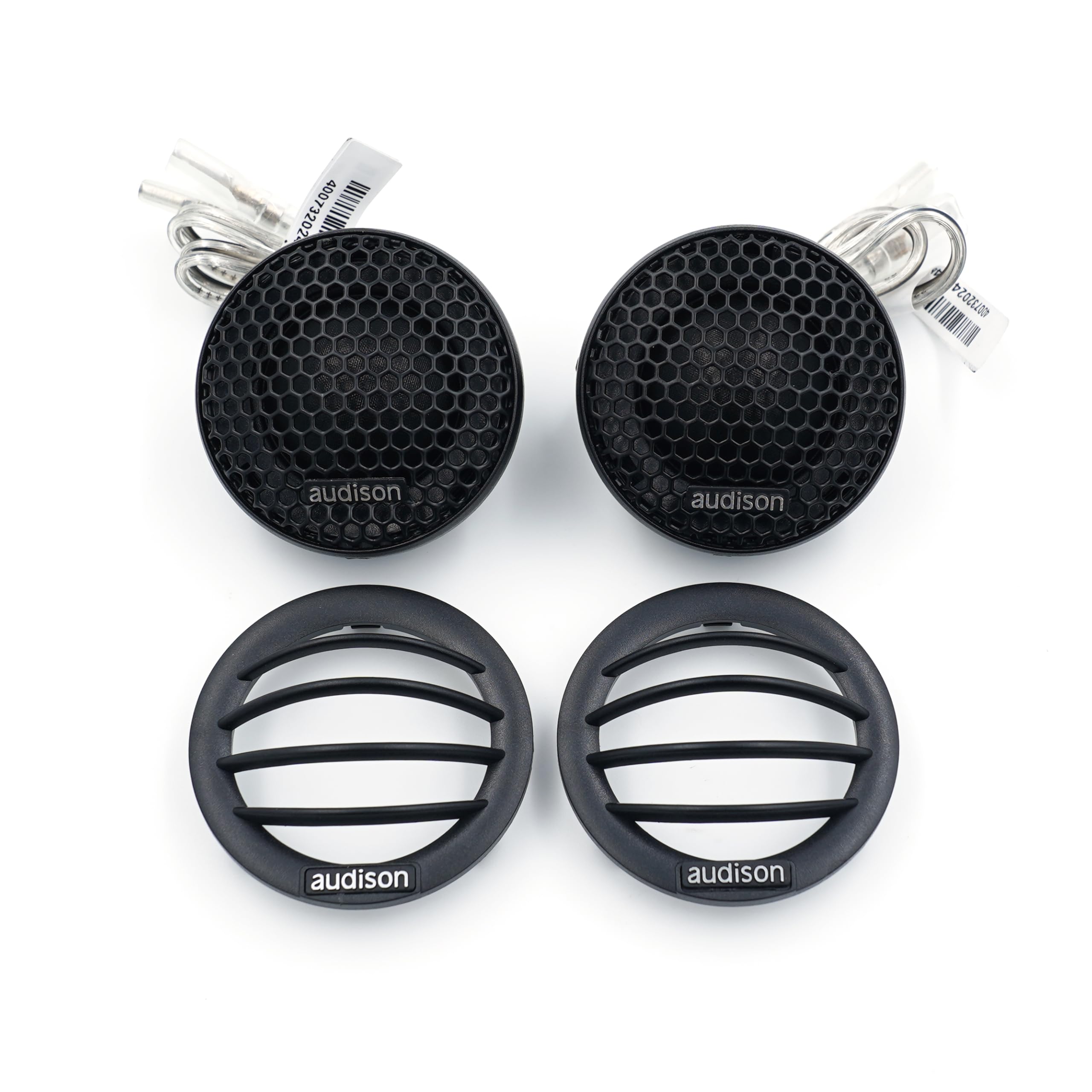 Audison Ap 1P – Tweeters de 25 mm con cúpula Tetolon® e imán de neodimio, diseñados para Sistemas Hi-Fi OEM, 150 W Pico