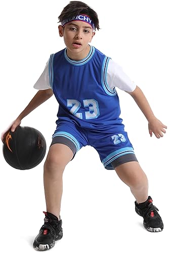 Miniatura 4 de Roadbox Pantalones cortos de compresión para niños y jóvenes, ropa interior de compresión de elastano para correr, baloncesto, béisbol, fútbol