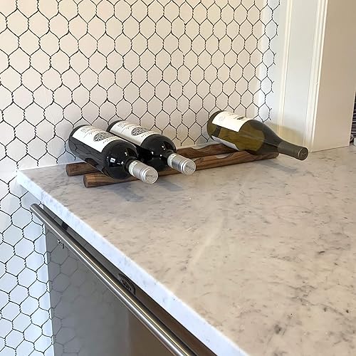 Miniatura 3 de Ironwood 28985 - Soporte compacto de madera para botellas, madera de acacia