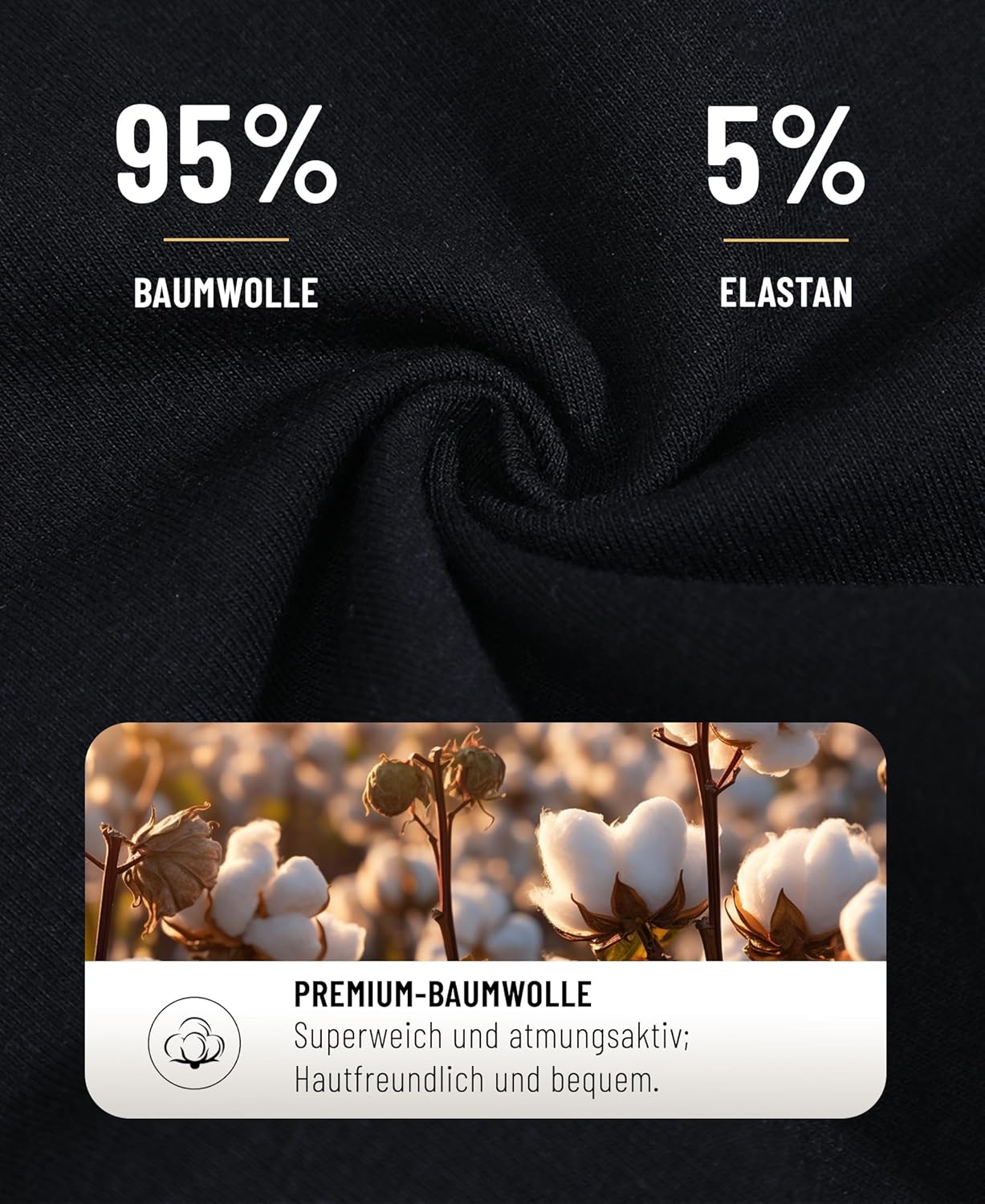 FINETOO Womens Underwear Cotton Hipster Sexy Panties Full Coverage Briefs Stretch Bikinis Comfortable Cheeky 6 Pack - Image 5