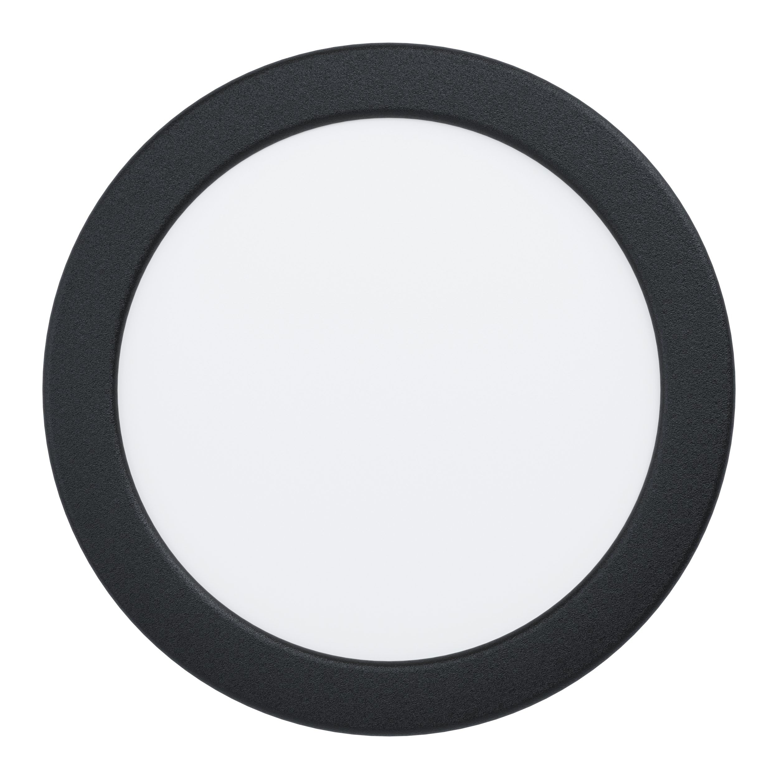 Eglo Black Recessed Led Ceiling Spot Alange, Round Spotlight Fitting, Ceiling Lamp Made Of Metal And Plastic In And White, Downlight Warm White, Ø 16.6 Cm