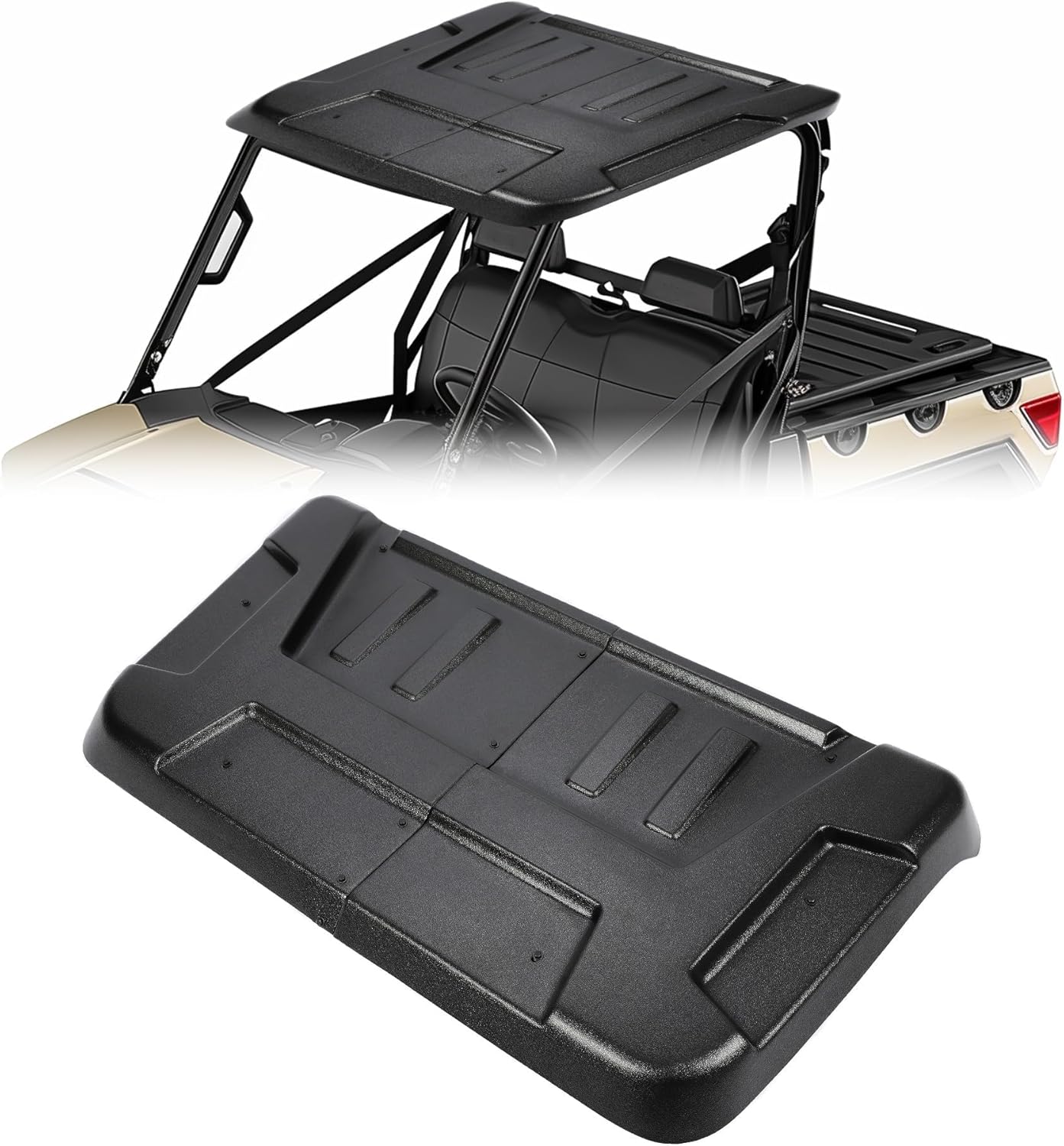 HECASA Hard Top Roof Compatible with 2010-2014 Polaris Ranger 400/2011-2013 Ranger 500 Mid Size/ 2014 Ranger 570 Mid Size/ 2013-2014 Ranger 800 Mid Size/ 2010-2014 Ranger EV/LSV