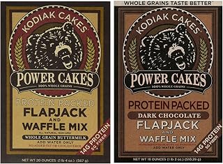 Kodiak Pancakes Mix Variety Pack. Convenient One-Stop Shopping For 2 Tasty Flapjack Power Cakes Pancakes and Waffle Mixes. Easy to Source These Popular Products With 1 Click. Breakfast Heaven!