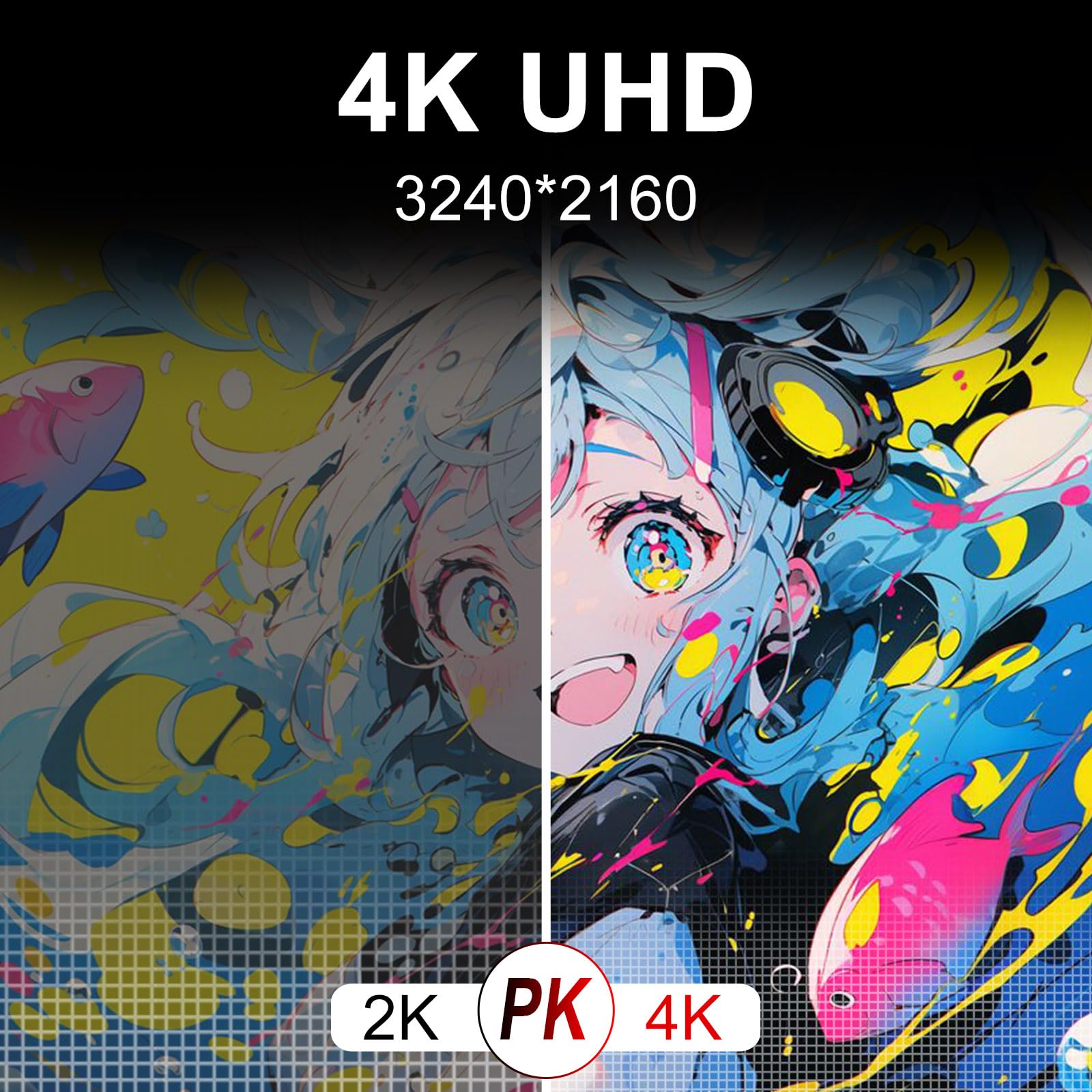 Amazon.co.jp: IBW モバイルモニター 15.6インチ 4K大画面 UHD