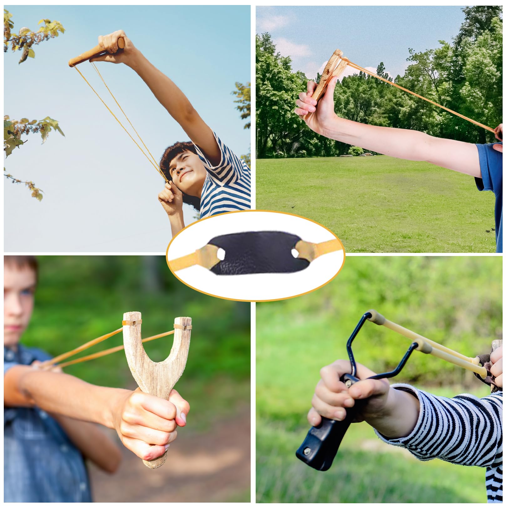 6 Stück Steinschleuder Gummi für Schleuder Gummi Ersatz Zwillen Gummi Slingshot Gummimodell Rubber für Erwachsene Zwille FüR Erwachsene Steinschleuder Profi für Jagd Zwille Steinschleuder Profi Jagd