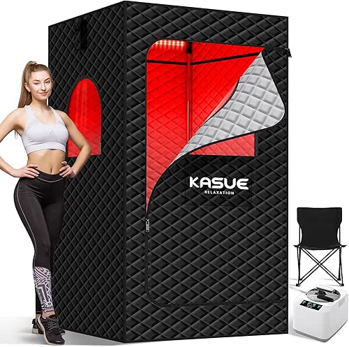KASUE Portable Steam Sauna Tent for Home, Infrared Sauna with