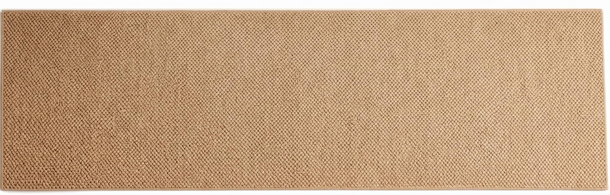 VANANA Kitchen Rug Non Slip Washable, Absorbent Kitchen Mat for Floor with Rubber Backing, Kitchen Runner Rug for Sink, Laundry, Entryway (Light Brown, 40 x 180 cm, Pack of 1 Carpet)