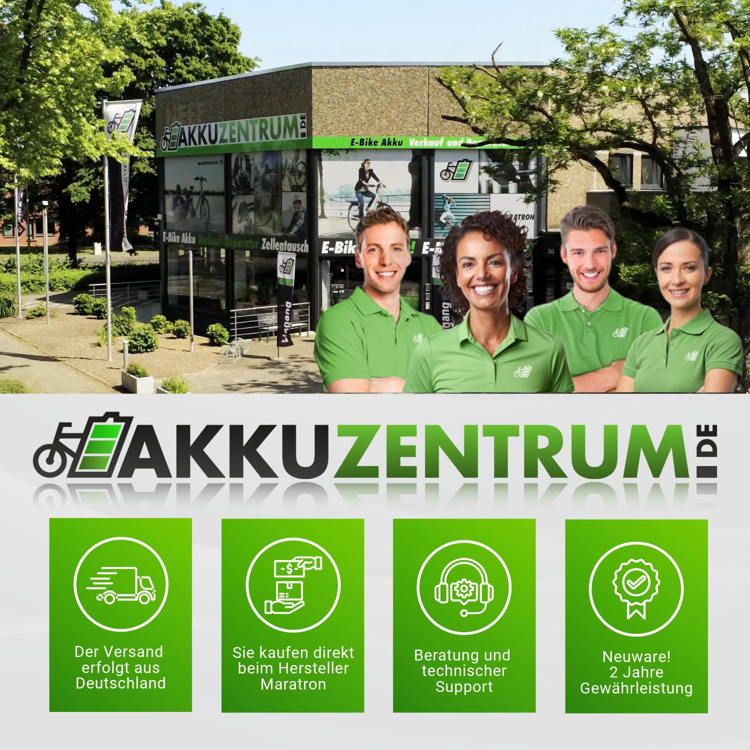 Maratron Ersatz-Akku 36V 13Ah (468Wh) für swemo SW200, Pegasus D3E, AGOGS lowstep, LEVIT chilo, u.a.
