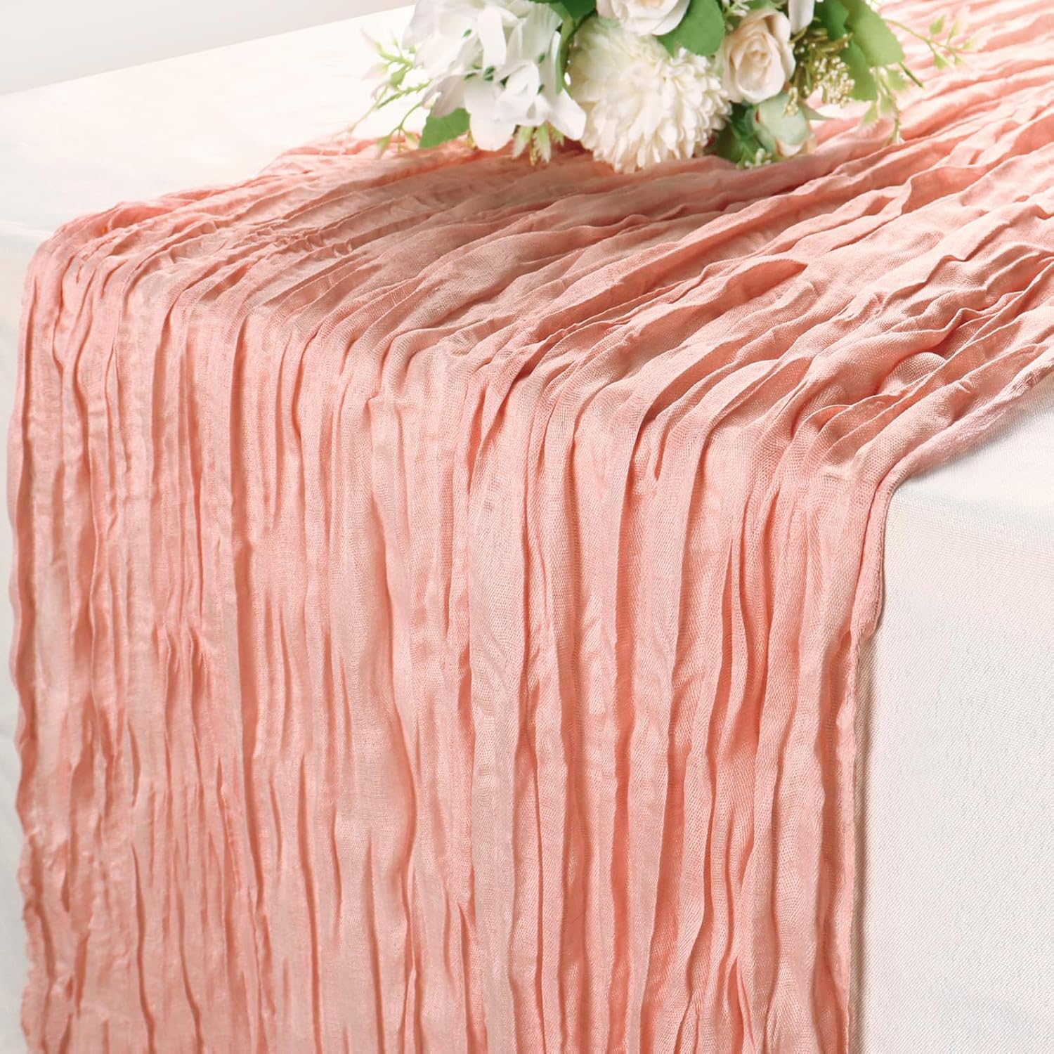 Nude Table Runners, 10ft Cheesecloth Table Runner for Party