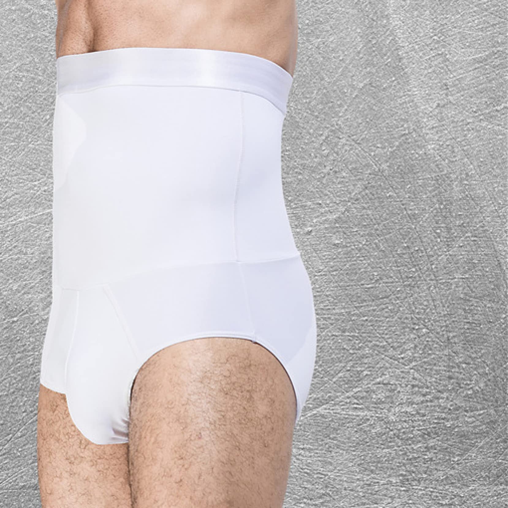 Pantalones Cortos moldeadores de Cintura Alta para Hombres, Bragas de compresión Que levantan los glúteos - Faja Reductora de Cintura y Ropa Interior Moldeadora.