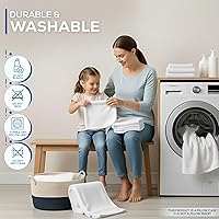 Vista 7 de Utopia Bedding Juego de 2 Protectores de Almohada Impermeables con Cremallera Tamaño Estándar, Fundas de Almohada de Rizo, Fundas de Almohada a