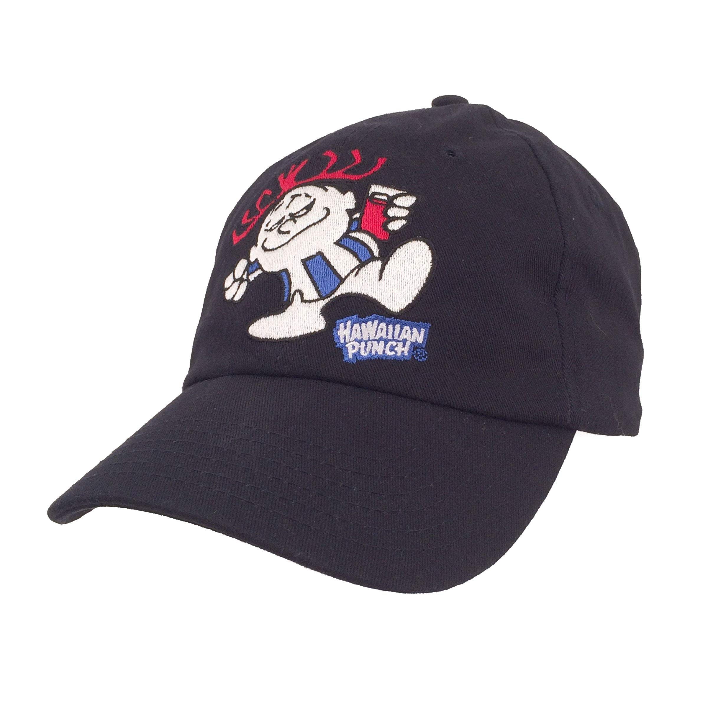 Buy Tee Luv Hawaiian Punch Hat Retro Punchy Mascot Baseball Cap (Navy