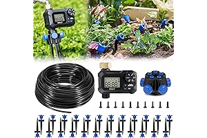 Hiraliy Drip Irrigation System With Drip Irrigation Timer