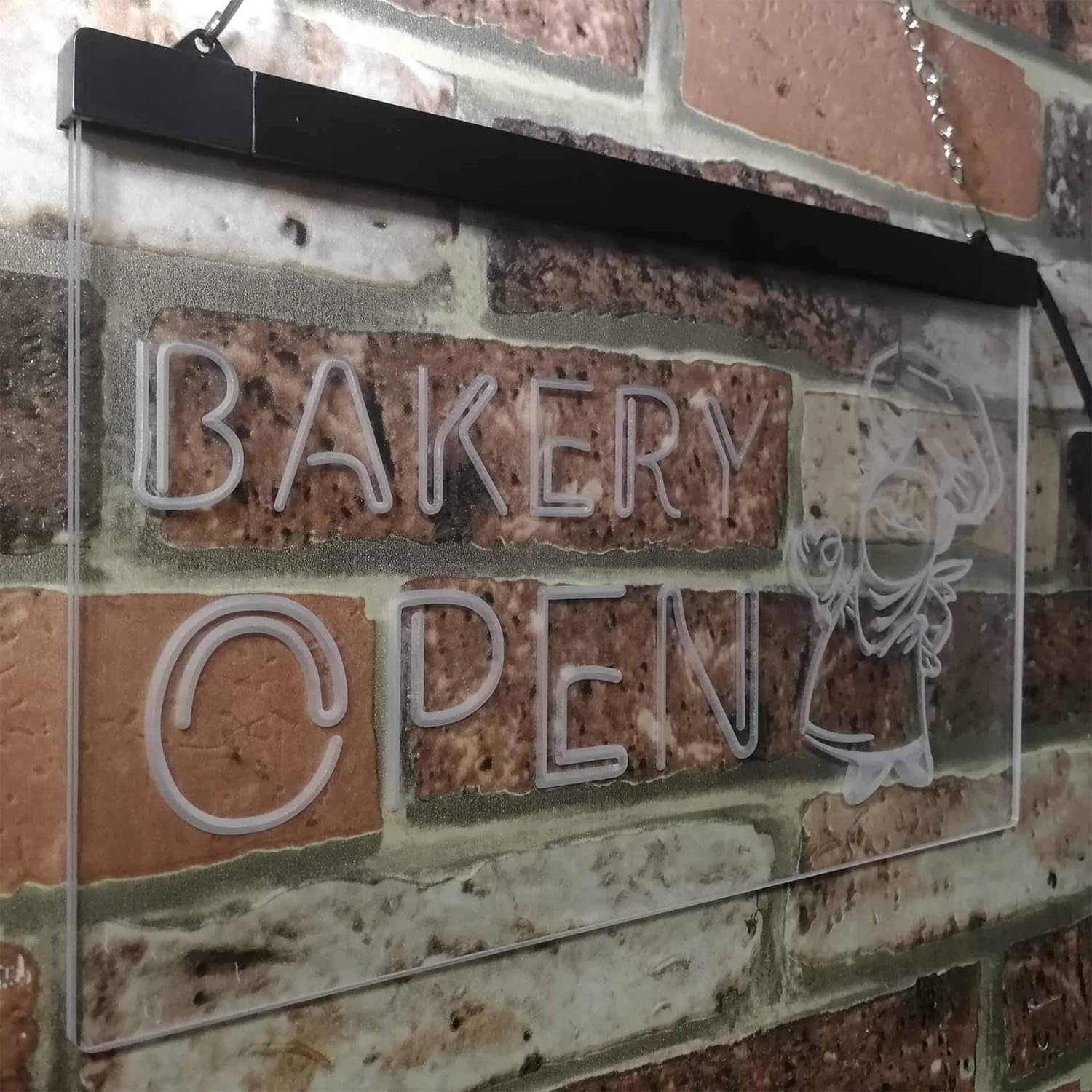 ADVPRO Bakery Open Shop Bread Display Dual Color LED Neon Sign Red & Blue 12" x 8.5" st6s32-i0175-rb