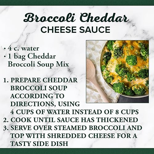 Miniatura 7 de Bear Creek Mezcla de sopa, brócoli cheddar, 10.6 onzas (paquete de 6)