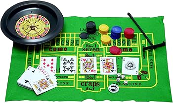 Amazon.co.jp: 5 in 1 カジノゲームセット ルーレット、ポーカー