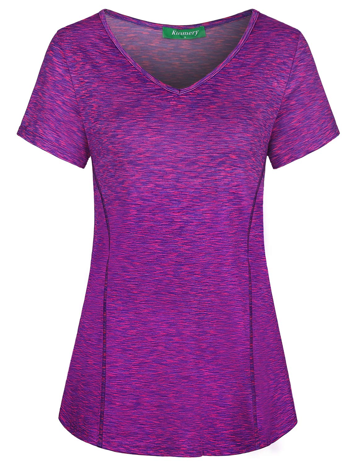 Kimmery V Neck T Shirts for Women Short Sleeve Workout Yoga Tops for Women