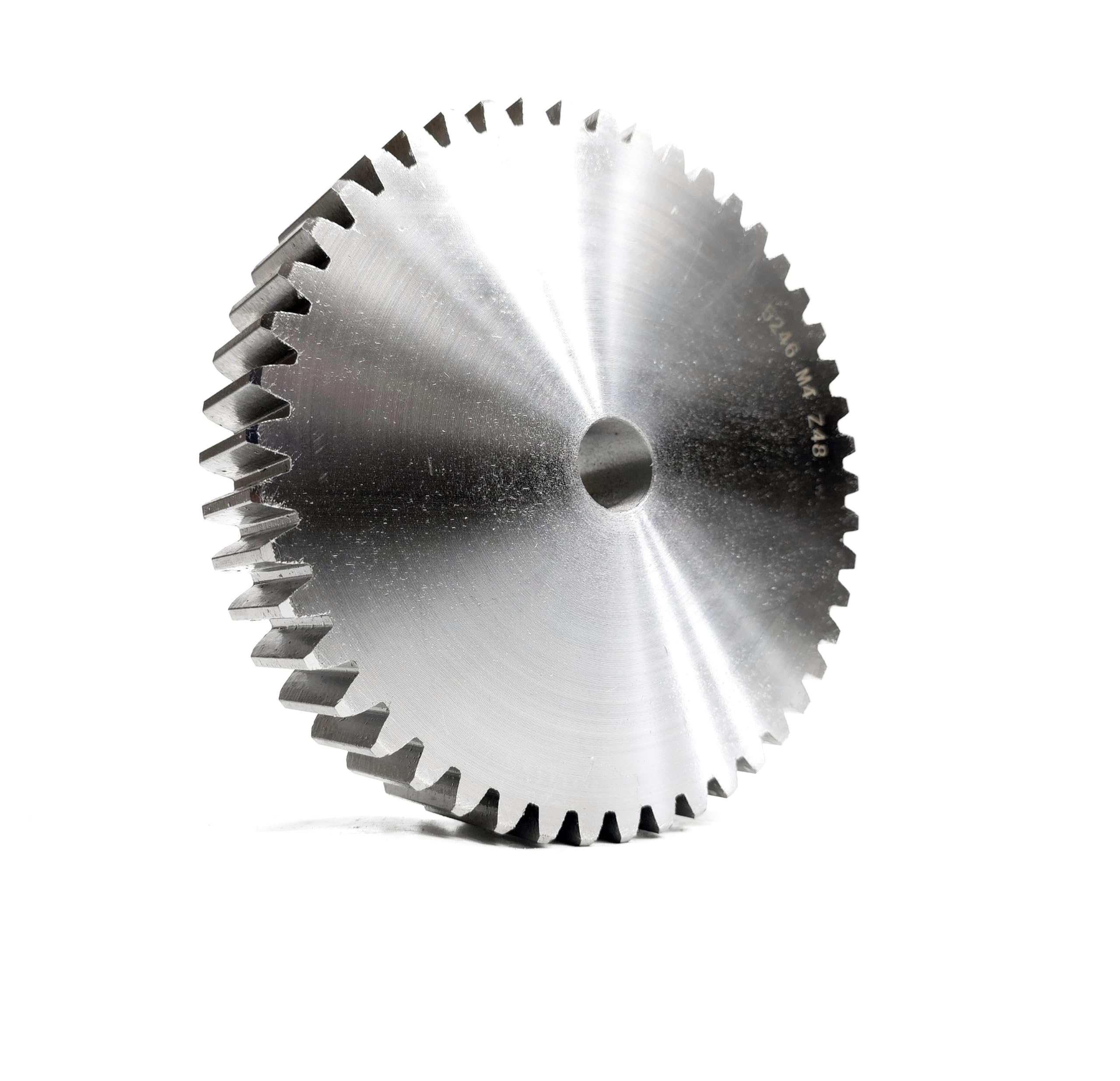 Zahnrad Modul 4 48 Zähne Scheibe Marka Ozdowski For Farming hochwertiges Stirnrad aus Stahl C45, Präzision für Landwirtschaft und Industrie
