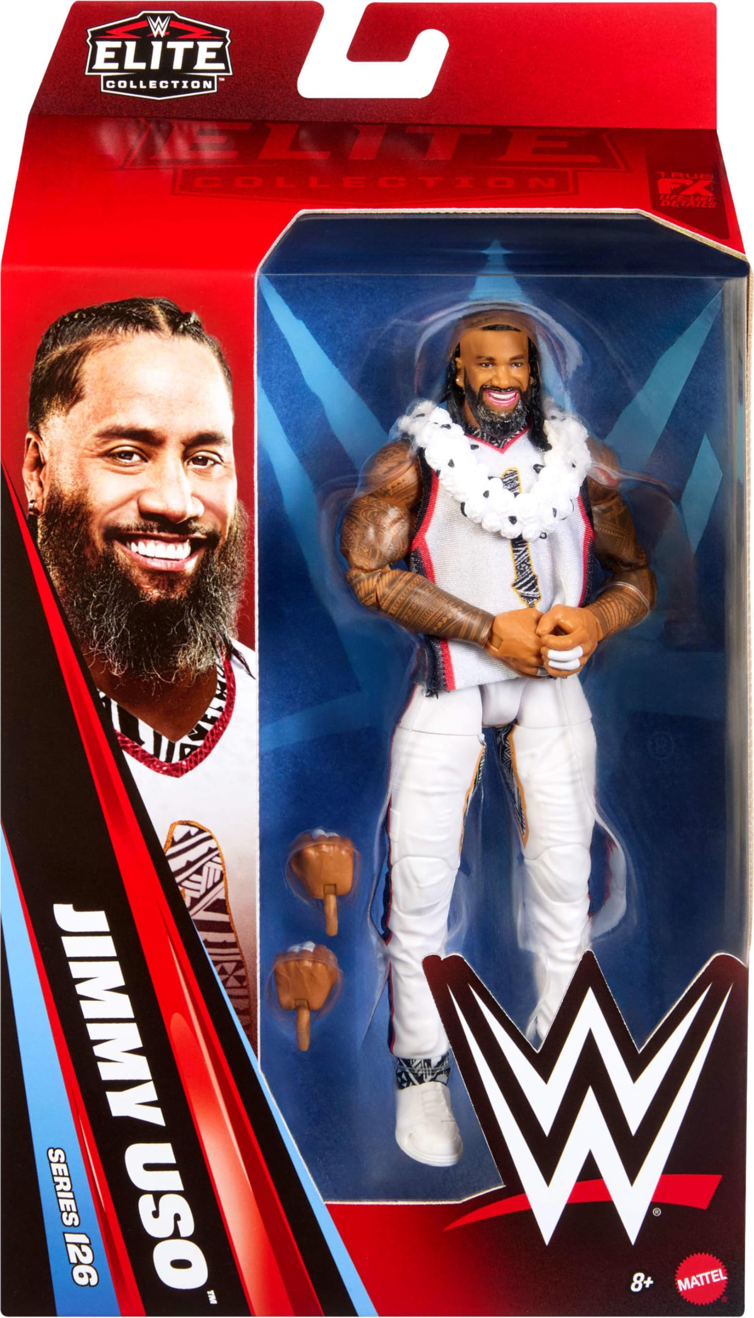 Mattel WWE Elite Jimmy USO Action Figure & Accessories, Series