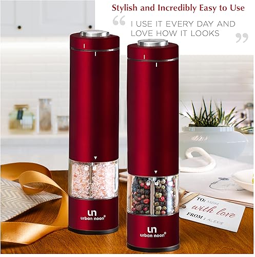 Miniatura 31 de urban noon - Bandeja para molinillo de sal y pimienta, acrílico transparente, molinillos de hasta 2.2 pulgadas de diámetro Bandeja de molino