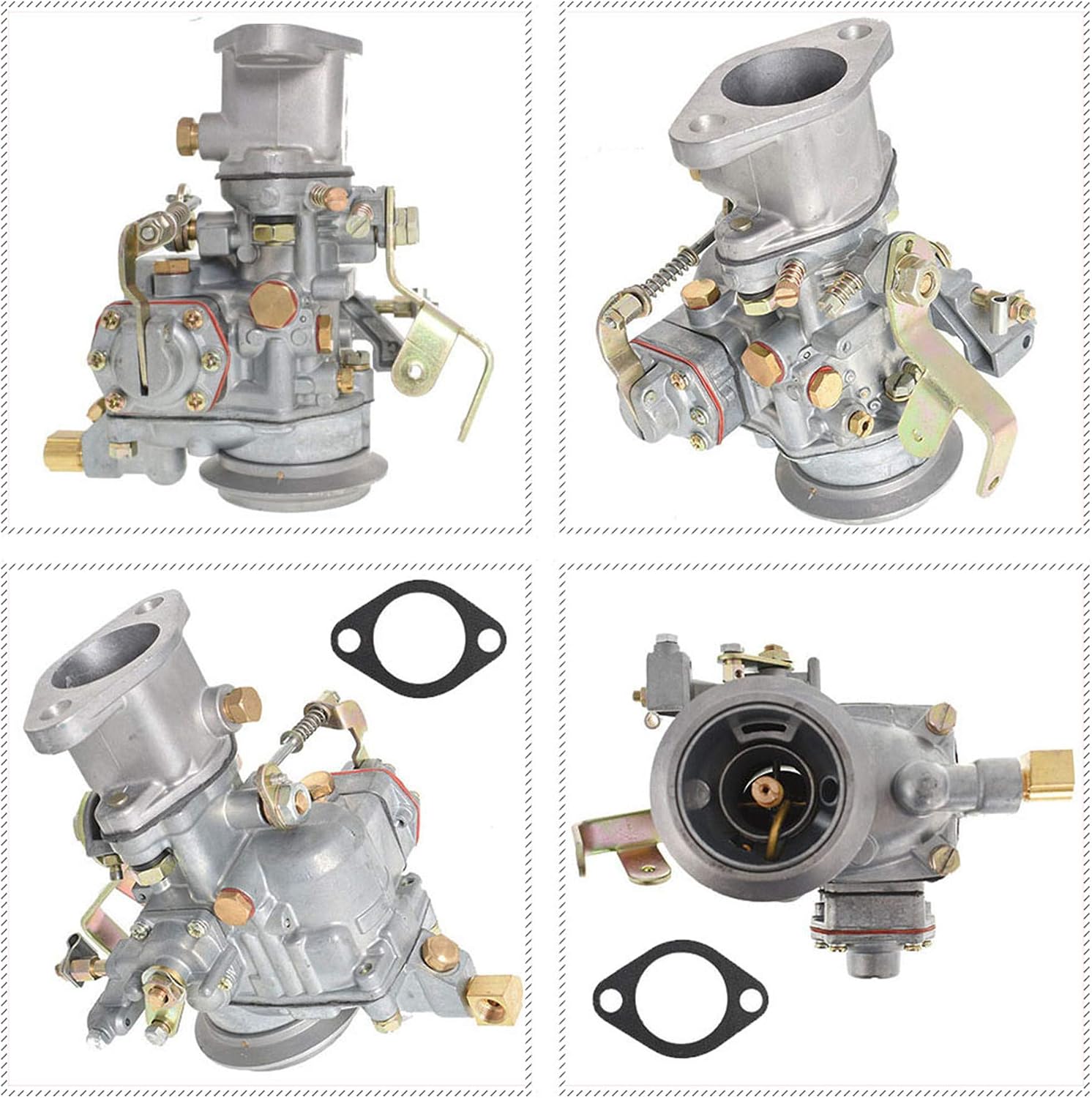 Carburetor 1-Barrel 923808 17701.02 Replacement for CJ-3B CJ-5 CJ-6 with F-head 4 Cylinder Engines
