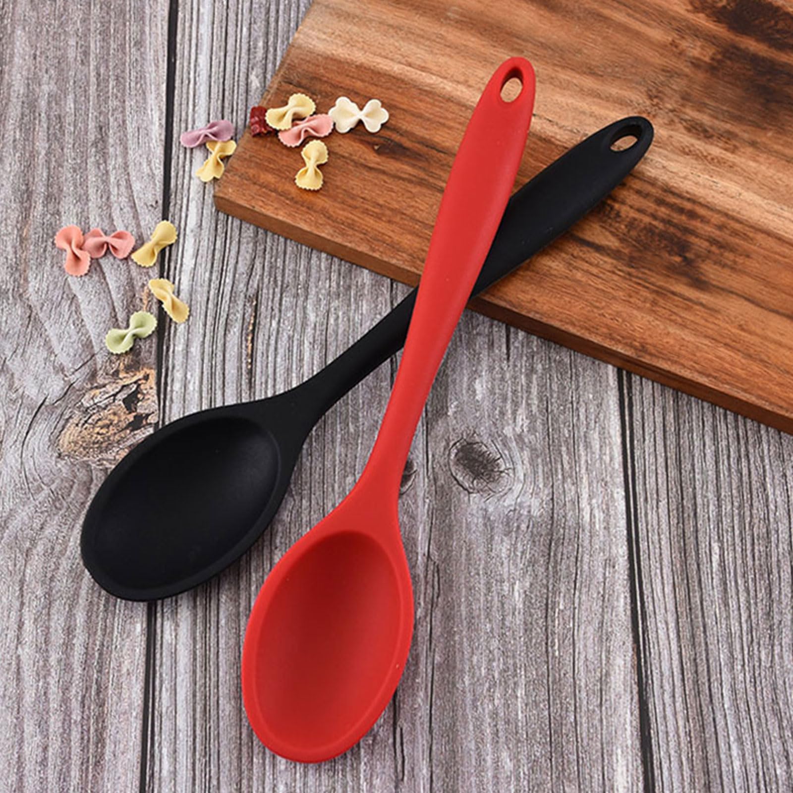 Grande cucchiaio in silicone per zuppa mestolo cucchiaio da portata versatile grande utensile da cucina per cuocere mescolando cottura