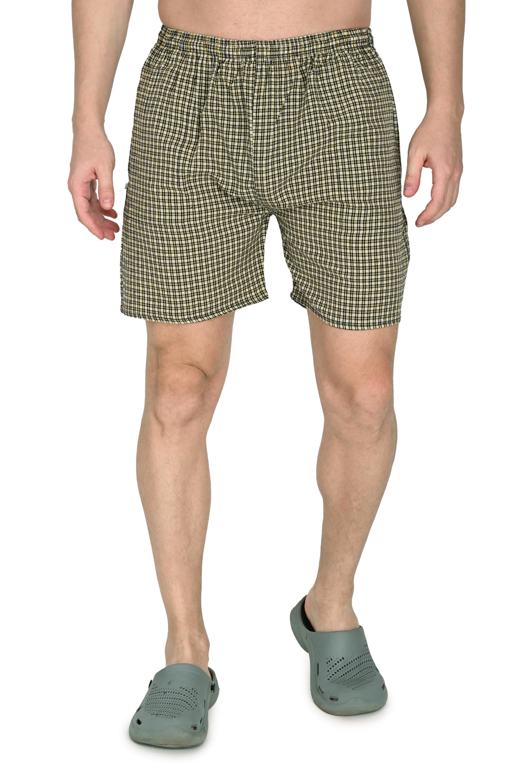tasraf clothes Men's Checkered Boxer Shorts, Cotton, Ultra-Light, Soft, with Pocket, Plus Size, S to 6XL-picture-26